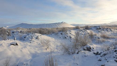 our accomodations_Þúfa_view_Hverfell_winter.JPG